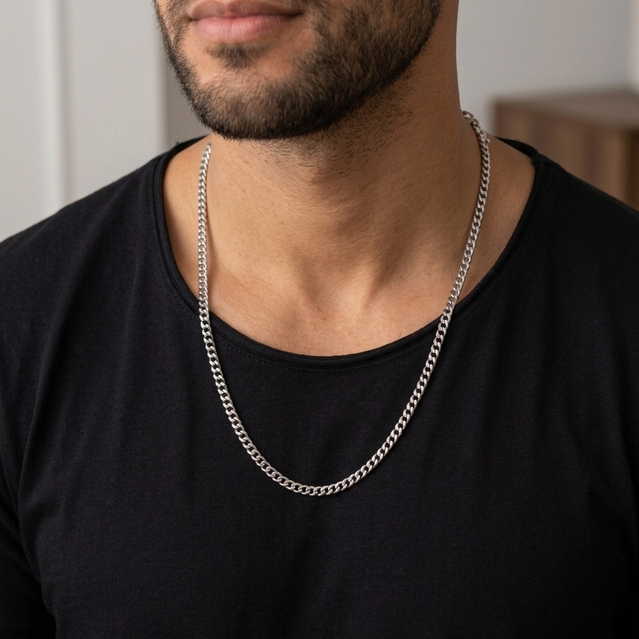 Collar “Cadena Grumet - Plata fina 925”