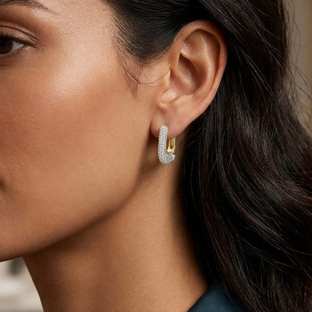 Aros “Huggie” Dual Pavé