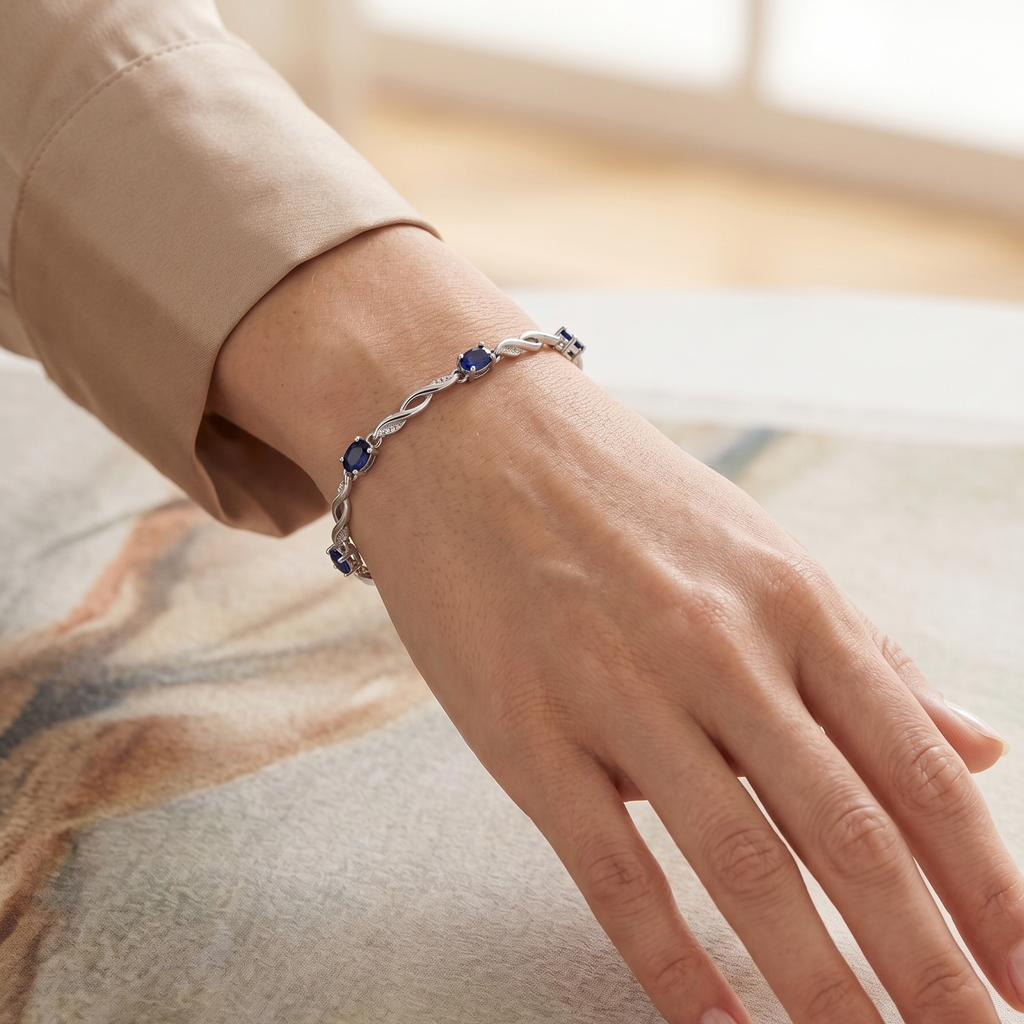 Pulsera Infinity Blue