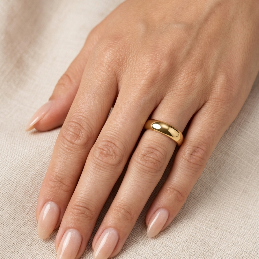 Par de argollas de Oro amarillo 18K (10 gr.)