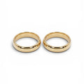 Par de argollas de Oro amarillo 18K (10 gr.)