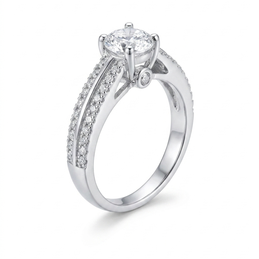 Anillo de Compromiso "Splendor" en Plata .925