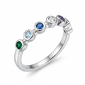Anillo Sinfonía de Color en Plata – Churumbela Multicolor
